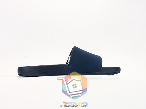 lululemon Slides in Navy mit geprägtem Logo 5