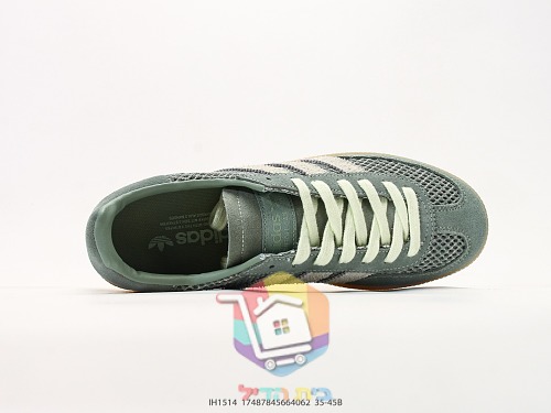 adidas Sneaker in grünem Wildleder und Mesh mit Gummisohle 8