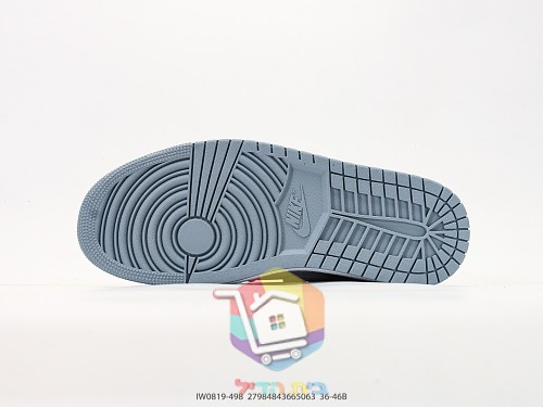 Nike Air Jordan 1 Low Sneaker in grauem Wildleder 6