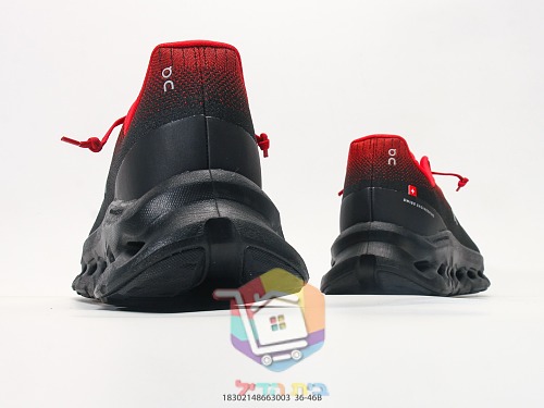 OC Laufschuhe mit Farbverlauf von Schwarz zu Rot 3