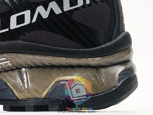 SALOMON Trailschuhe in Schwarz und Creme mit verstärktem Halt 6