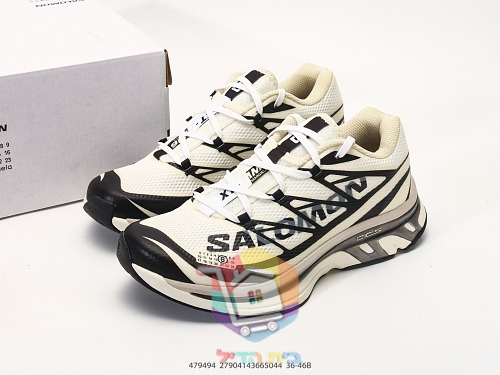 SALOMON Trailschuhe in Schwarz und Creme mit verstärktem Halt 10