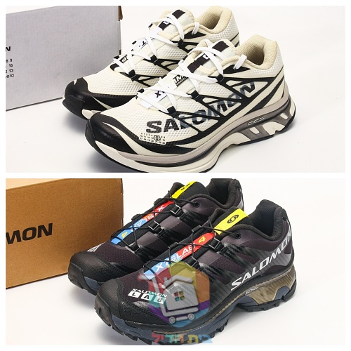 SALOMON Trailschuhe in Schwarz und Creme mit verstärktem Halt 19