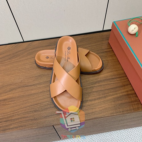 Sandalen Loro Piana Summer Walk aus Leder mit gekreuzten Riemen 23