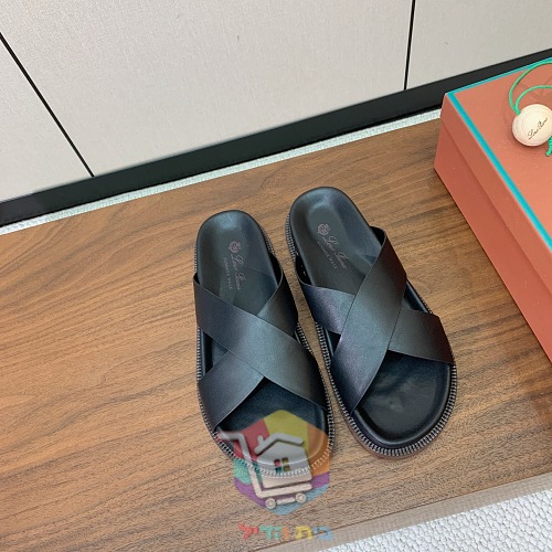 Sandalen Loro Piana Summer Walk aus Leder mit gekreuzten Riemen 33