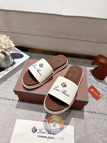 Plateau-Sandalen Loro Piana Summer Walk mit breitem Riemen 21