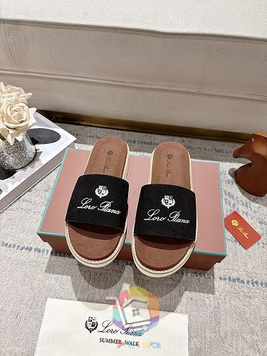 Plateau-Sandalen Loro Piana Summer Walk mit breitem Riemen 41