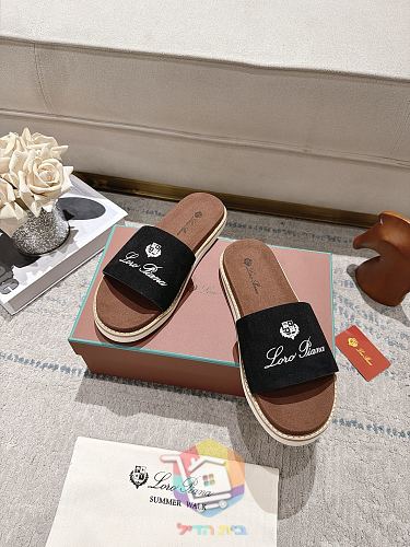Plateau-Sandalen Loro Piana Summer Walk mit breitem Riemen 42