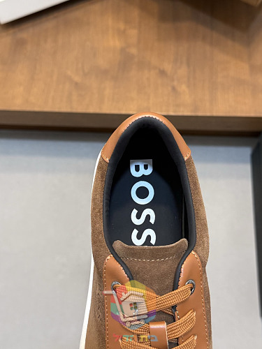 Sneaker BOSS aus Wildleder und Leder 3