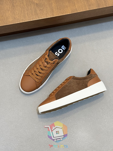 Sneaker BOSS aus Wildleder und Leder 5