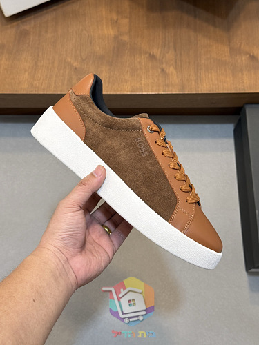 Sneaker BOSS aus Wildleder und Leder 6