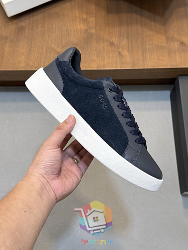 Sneaker BOSS aus Wildleder und Leder 15