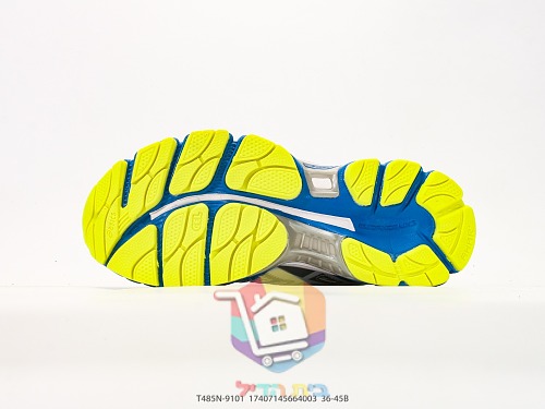 ASICS GEL-Nimbus 16 Laufschuhe in Weiß und Blau 5