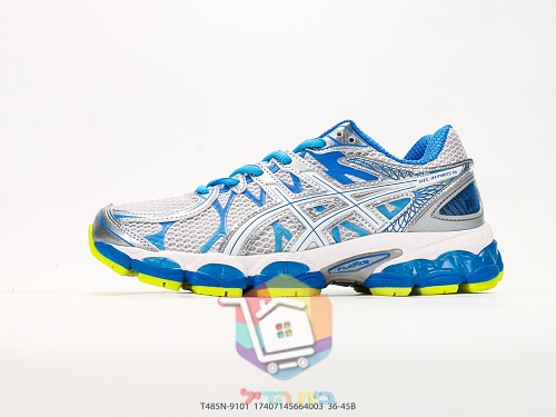 ASICS GEL-Nimbus 16 Laufschuhe in Weiß und Blau