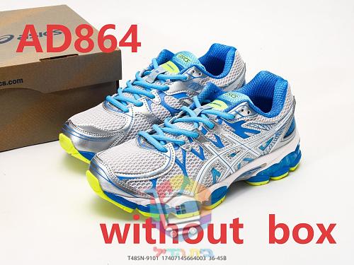 ASICS GEL-Nimbus 16 Laufschuhe in Weiß und Blau 10