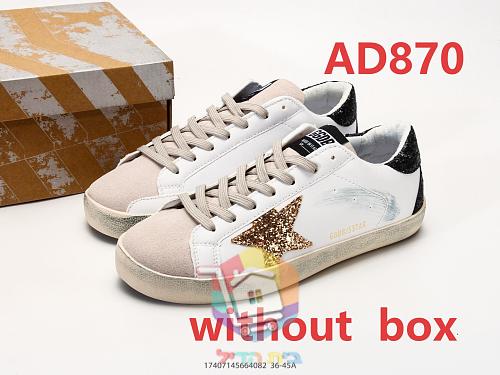 Golden Goose Super-Star Sneaker mit goldenem Glitzerstern 19