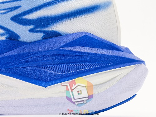 ASICS Laufschuhe mit blauem Spritzer-Print 2