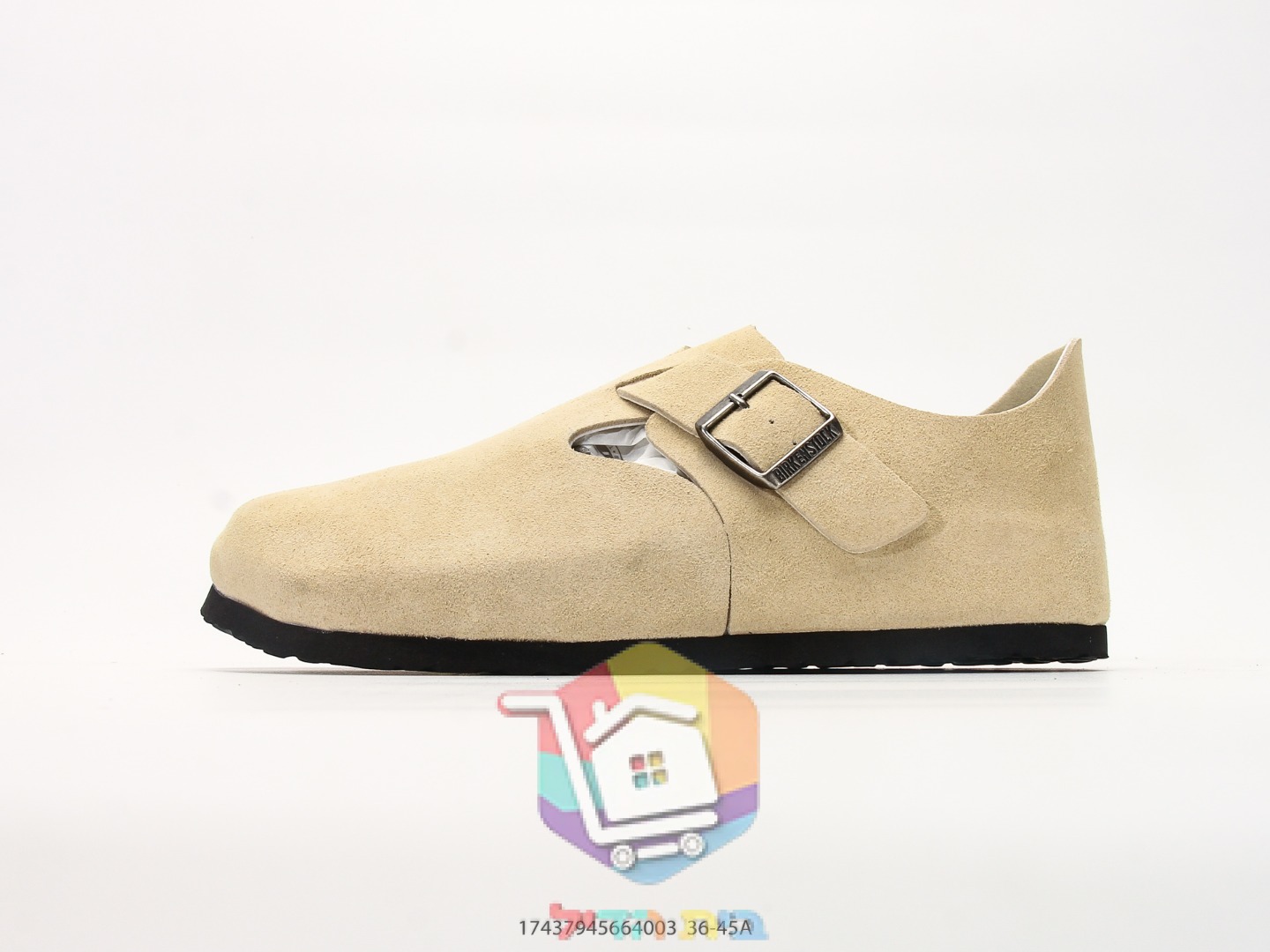 Clogs BIRKENSTOCK aus beigem Wildleder