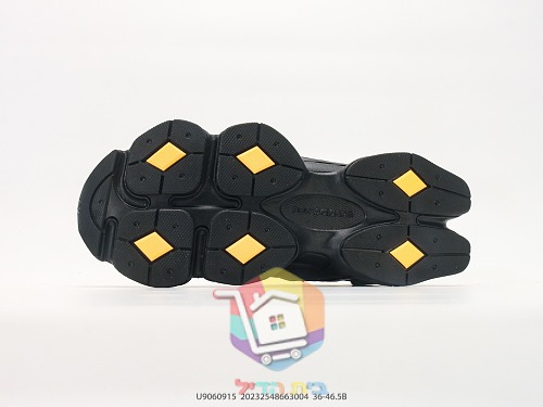 Sneaker New Balance 9060 in Schwarz mit lila Logo 6