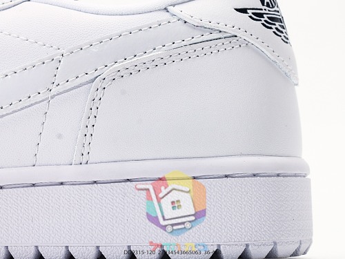 Golfschuhe Air Jordan 1 Low in Weiß 3