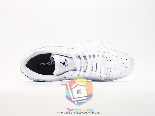 Golfschuhe Air Jordan 1 Low in Weiß 7