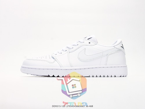Golfschuhe Air Jordan 1 Low in Weiß