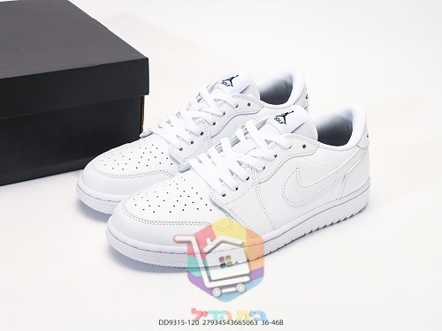 Golfschuhe Air Jordan 1 Low in Weiß 10