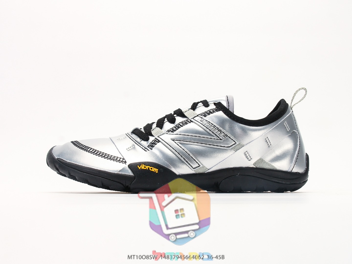 Laufschuhe New Balance Minimus in Metallic-Silber