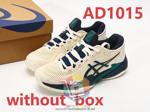 Tennisschuhe ASICS in Creme und Marineblau 11