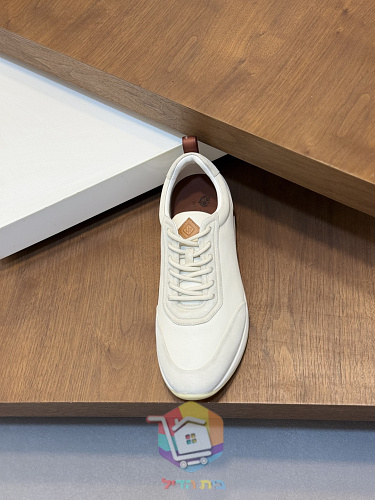 Loro Piana Flexy Walk Schuhe aus Leder und Wildleder 4