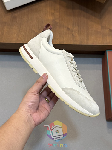Loro Piana Flexy Walk Schuhe aus Leder und Wildleder 6