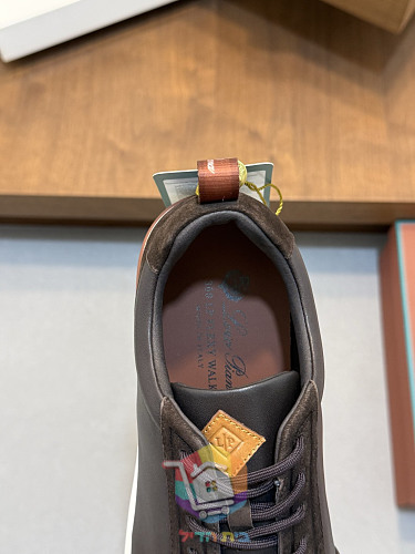 Loro Piana Flexy Walk Schuhe aus Leder und Wildleder 11