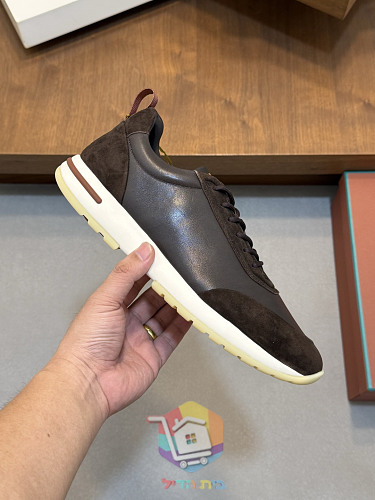 Loro Piana Flexy Walk Schuhe aus Leder und Wildleder 14