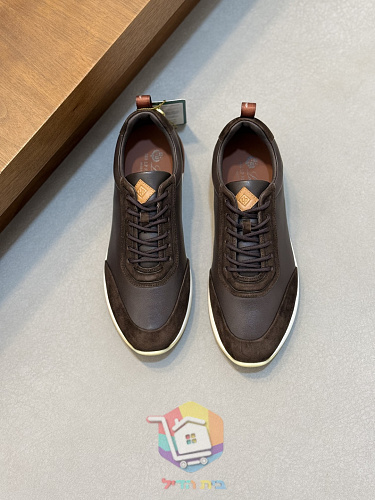 Loro Piana Flexy Walk Schuhe aus Leder und Wildleder 16