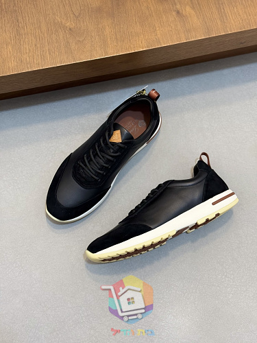 Loro Piana Flexy Walk Schuhe aus Leder und Wildleder 21