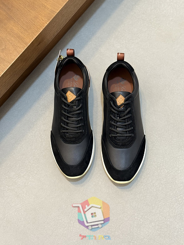 Loro Piana Flexy Walk Schuhe aus Leder und Wildleder 24