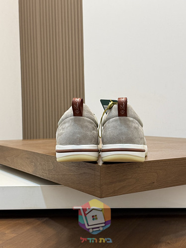 Loro Piana Flexy Walk Schuhe aus Leder und Wildleder 26