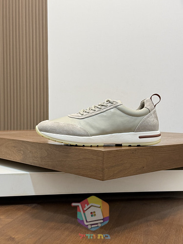 Loro Piana Flexy Walk Schuhe aus Leder und Wildleder 31