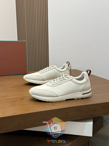 Loro Piana Flexy Walk Schuhe aus Leder und Wildleder 37