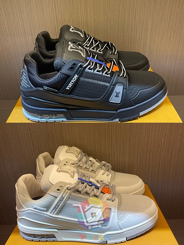 Louis Vuitton LV Trainer in Schwarz und Creme 10