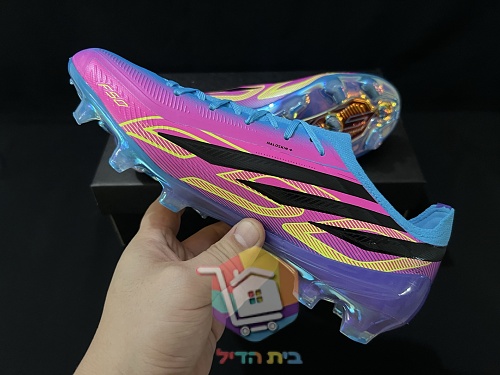 נעלי כדורגל adidas F50 Elite, תכלת וורוד 3