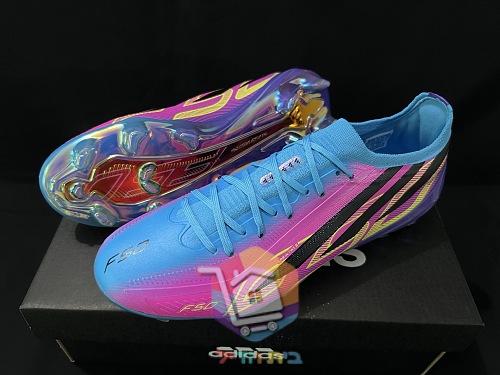נעלי כדורגל adidas F50 Elite, תכלת וורוד 7