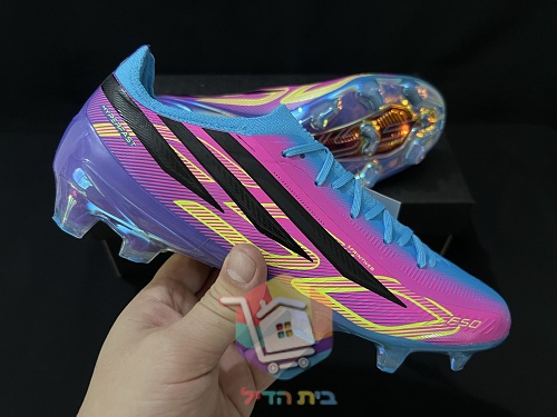 נעלי כדורגל adidas F50 Elite, תכלת וורוד 9