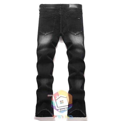 Jeans AMIRI mit Cherub-Print und roter Stickerei 15