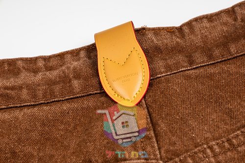 Jeansshorts Louis Vuitton in Braun 4