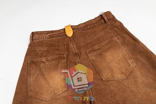 Jeansshorts Louis Vuitton in Braun 9