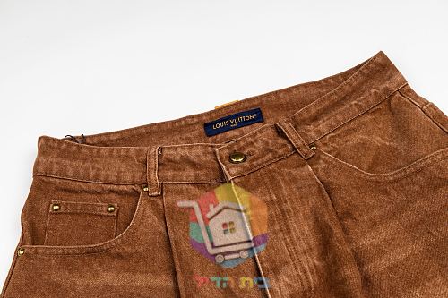 Jeansshorts Louis Vuitton in Braun 12