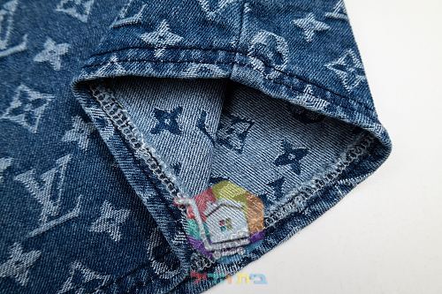 Jeanshemd Louis Vuitton mit Monogramm 4