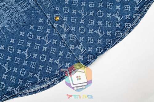 Jeanshemd Louis Vuitton mit Monogramm 7