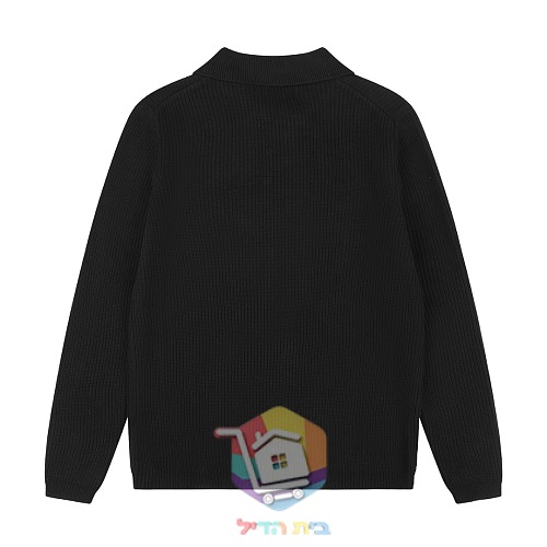 סוודר Polo Ralph Lauren וופל עם צווארון פולו ורוכסן, שישה גוונים 8